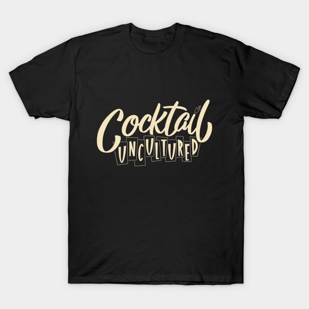 Cocktail Uncultured Logo T-Shirt by Cocktail Uncultured